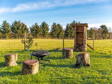 Outdoor barbecue area