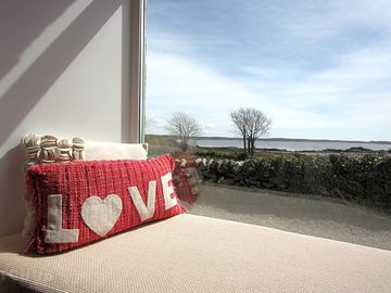 Threaby's window seat looking out to sea.