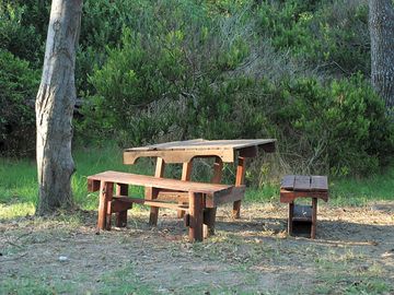 Picnic tables