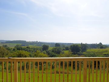 View from the private pod decking