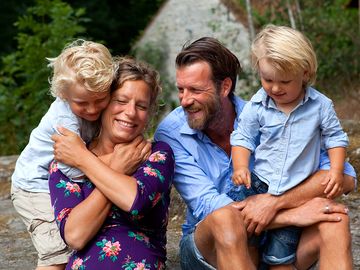 The owners and their kids