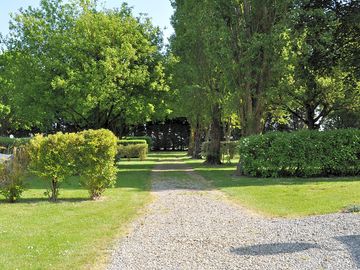 Shaded walks around the site