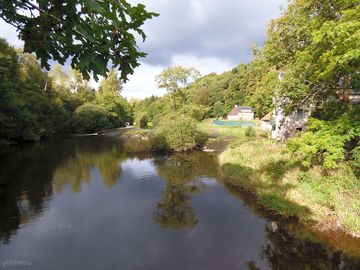 View over the aulne river