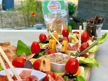 Planches apéros ou dinatoires livrées en hébergement