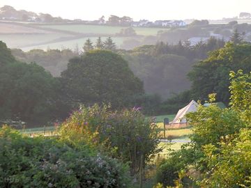 Camping with beautiful views