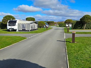 Fully serviced hard standing pitch