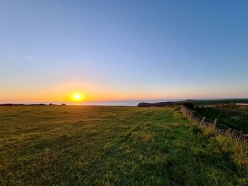 Sunset at the campsite