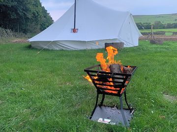 Hired firepit