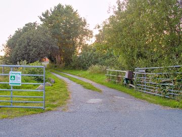 This is the entrance to the site