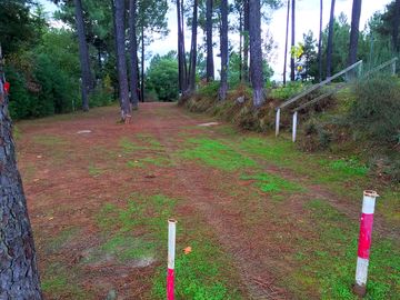 Top pitch area near the toilet block