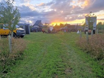 The camping field