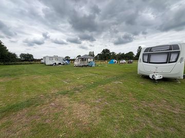 Large grass pitch area