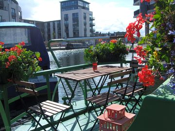 Outdoor dining area