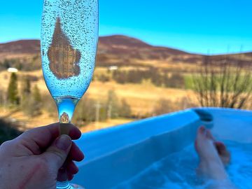 Hot tub with views