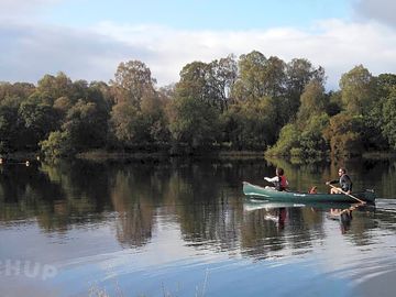 Canoeing on loch ken