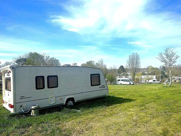 Standard pitch with visitor