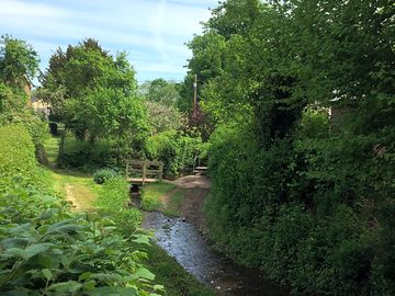 Footpath along the brook