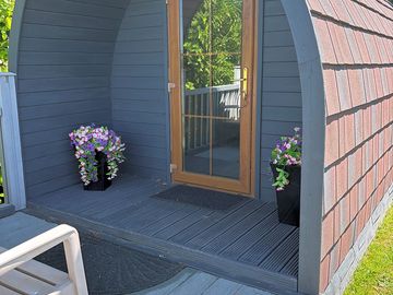 One of the camping pods