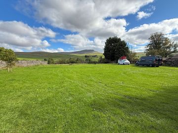 View of Pen-y-Ghent from the pitches