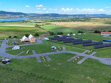 Aerial view of the site