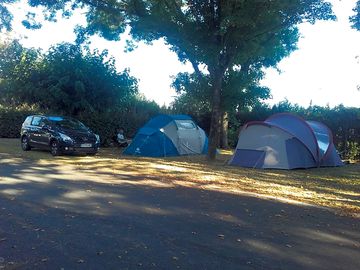 Tent pitches with possible electric hook up