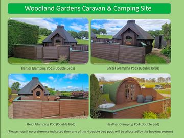 Two types of double bedded pods available