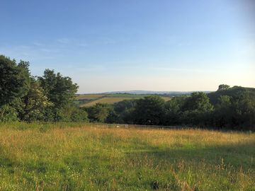 View over the railway line towards the south