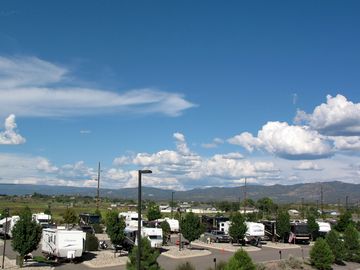Rv pitches are well spaced to ensure privacy