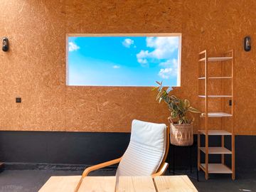 Indoor seating area