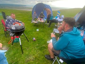 Get the barbecue going