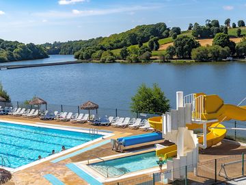 Aerial view of the aquatic parc