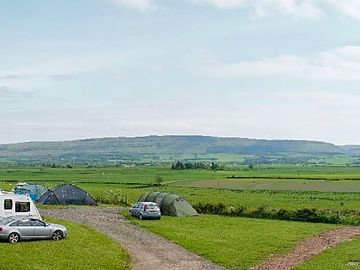 Camping at mains farm wigwams