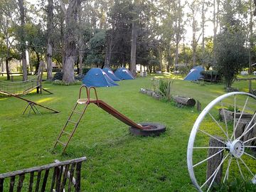 Playground and camping pitches