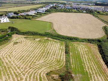 Bird's eye view of the camping area