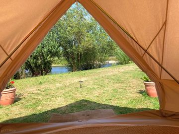 View from the tent
