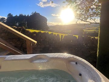 View from the hot tub