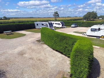 Sunnyside touring caravan park pitches and carpark