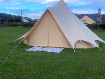 Field where the bell tent is