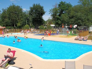 Heated outdoor pool