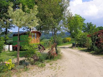 Path to the accommodation