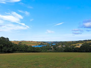 View to Mylor Creek from the camping field