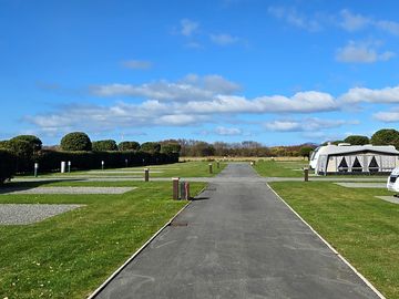 Fully serviced hard standing pitch