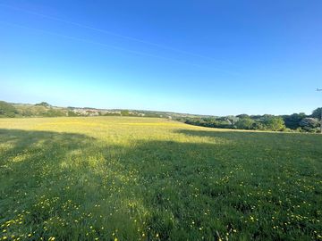 Early morning view from the camping field
