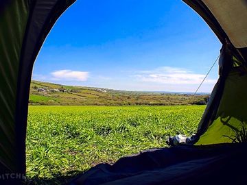 View from a tent
