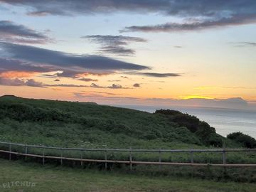 Coastal sunset