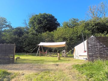 Private bell tent pitch