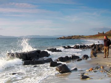 A walk along the beach