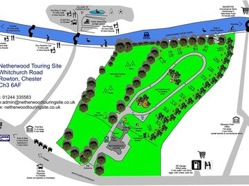 Take a look at our site map showing the many facilities nearby eg local pubs & eateries