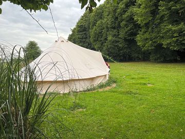 Bell tent pitch