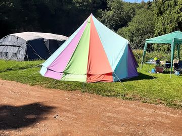 One of the spacious pitches